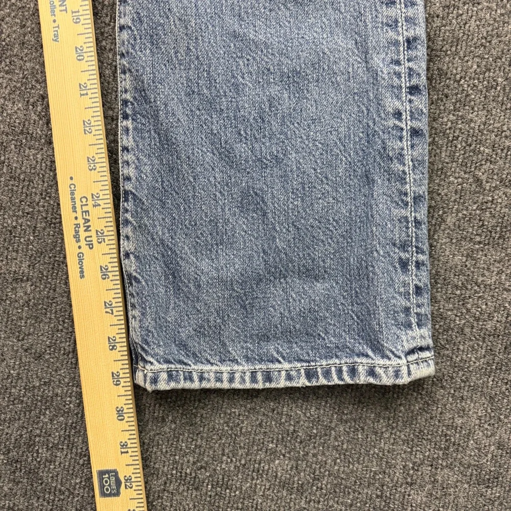 Vtg Y2K Lucky Jeans 207 Peanut Womens 10/30 Light Wash Made in USA Straight Leg